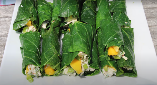 Chicken Salad Collard Wraps