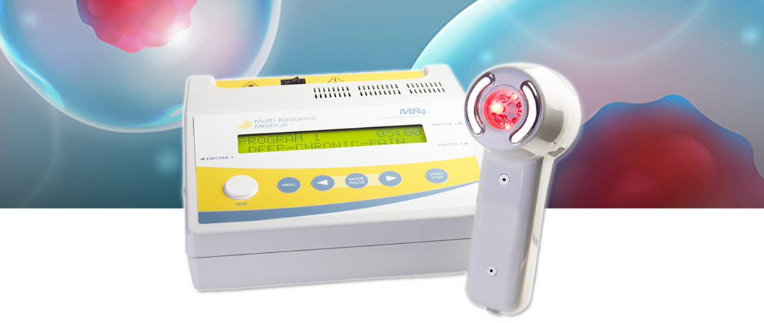 The cold laser machine and stem cell background