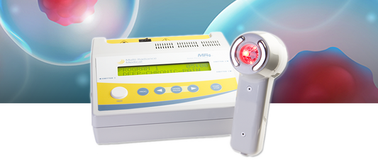 The cold laser machine and stem cell background